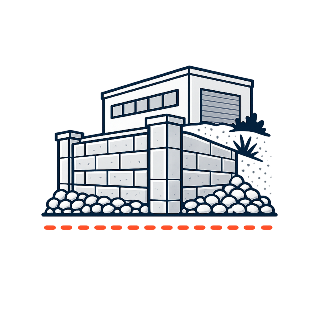 Commercial Retaining Walls icon